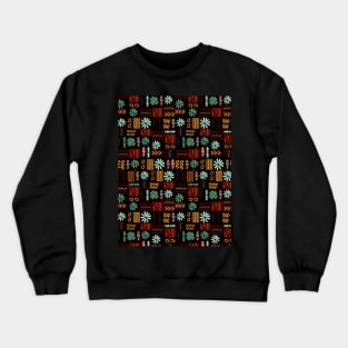 Aztec Pattern Crewneck Sweatshirt